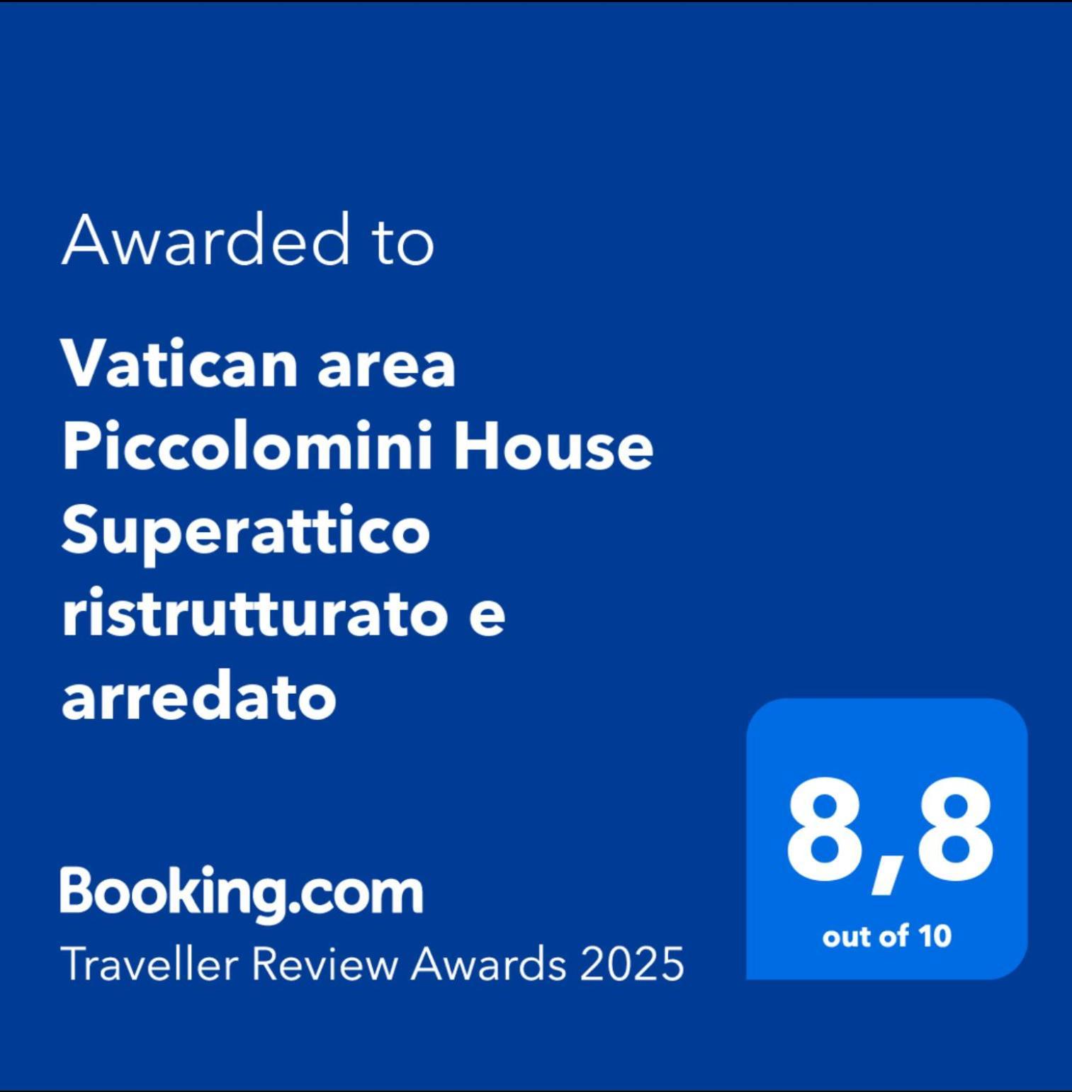 Vatican Area Piccolomini House Superattico Ristrutturato E Arredato Рим Экстерьер фото